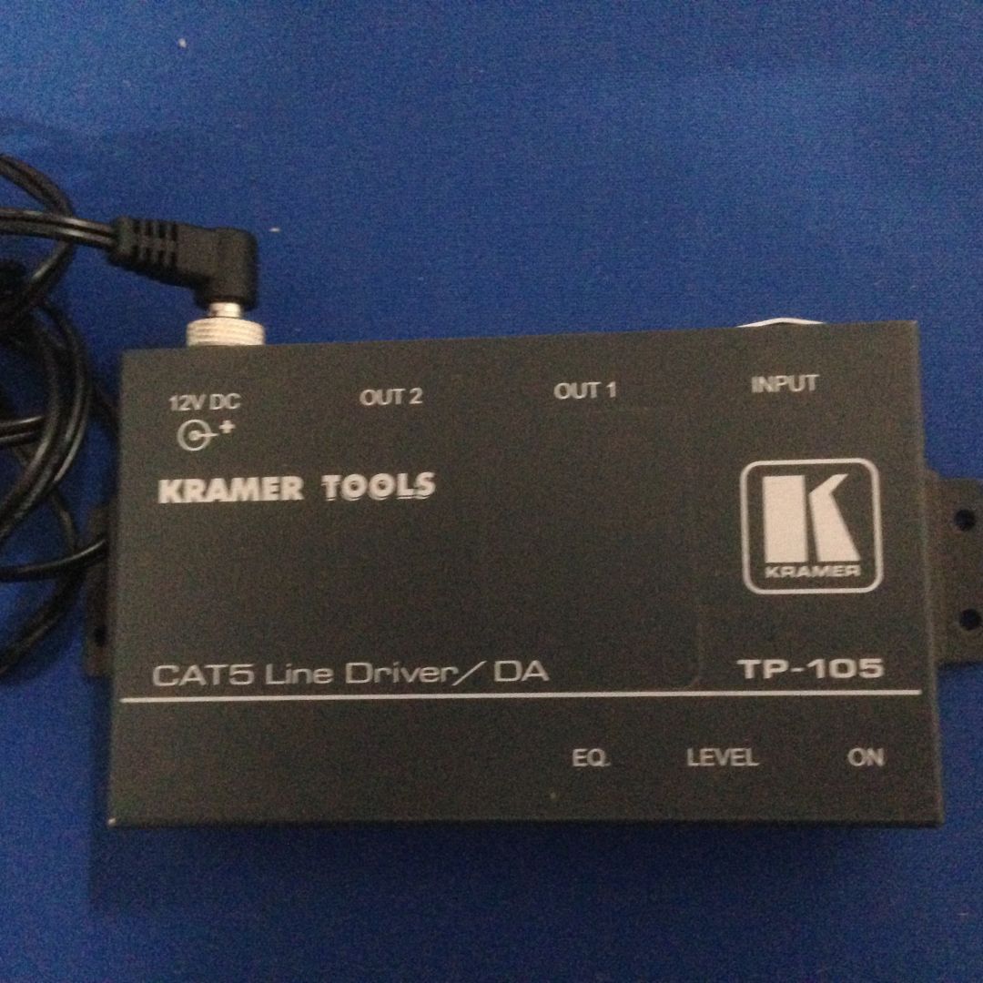 Kramer TP-105 1:2 Twisted Pair Line Driver & Distribution Amplifier - USED